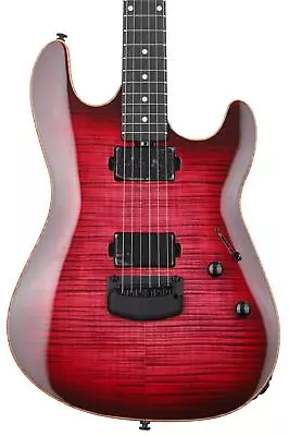 Ernie Ball Music Man Sabre HT Electric Guitar - Raspberry Burst • $3799