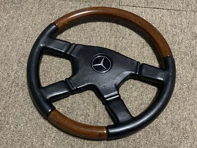 Lorinser Momo Wood Leather Steering Wheel Mercedes Benz W124 W126 W140 R129 AMG • $1590