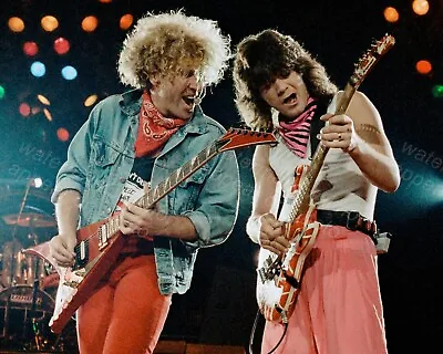 Van Halen Original Concert 1986 Pittsburgh 8x10 Picture Celebrity Print • $6.99