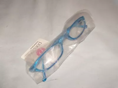 Peepers Blue Skinny Mini Unisex Reading Glasses +2.00 (NEW) • $12.95