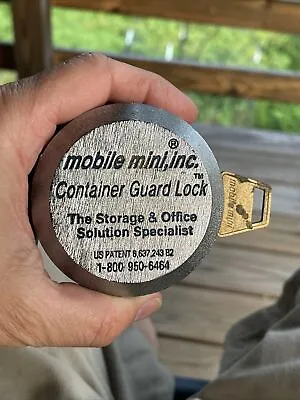 MOBILE MINI CONTAINER GUARD LOCK (with 1 Brass Key Included) • $11