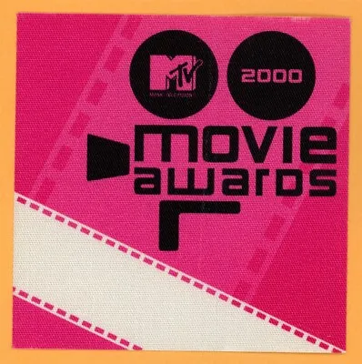 MTV Satin Music Tour Vintage Backstage Pass - VMA • $4.99