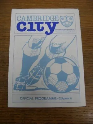 24/11/1982 Football Association XI V Cambridge University [At Cambridge City] • £3.99