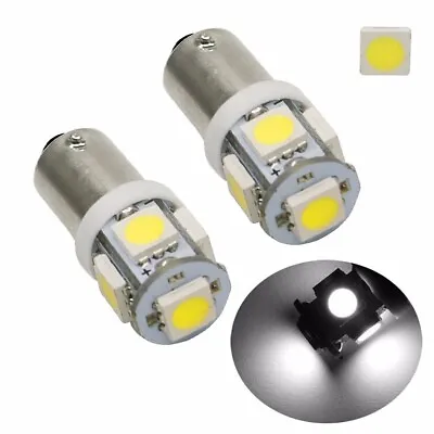 1x T11 T4W BA9S LED Bulbs 5050 5-SMD White Car Wedge Side Light Source 12V Lamp • $2.58