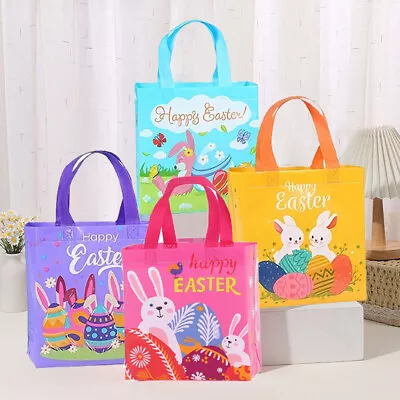 Easter Tote Bags Easter Egg Hunt Bags With Handle Non Waven Gift Bags Easter UK • £2.58