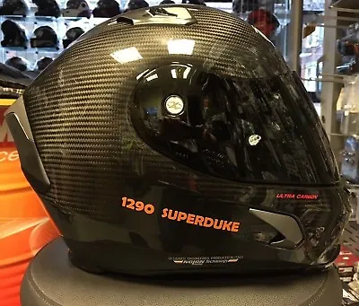 X-Lite X803 CARBON Puro Gloss KTM 1290 Stickers FREE Dark Visor Motorbike Helmet • $631.57