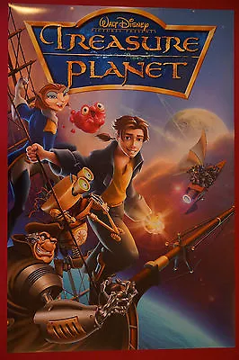 Walt Disney Treasure Planet Pirate Classic Movie Art Picture Poster 24X36   TRPL • $23.95