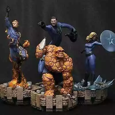 The Fantastic Four Resin Sculpture Statue Model Kit  Marvel Size Choices! • $69