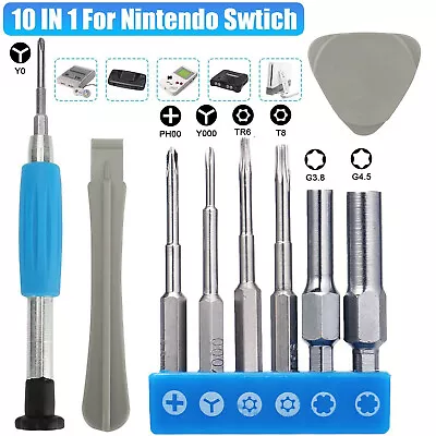 10 Pack For Nintendo Switch N64 SNES Wii Triwing Screwdriver Set Repair Tool Kit • $7.51