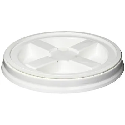 White Gamma Seal Lid Airtight & Leakproof Storage For 3.5 To 7 Gallon Bucket • $26.46