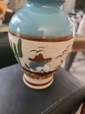 Tonala Folk Art Mexican Vase Sombero • $8.50