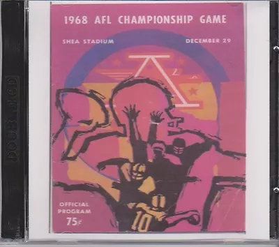 12/29/1968 AFL Championship CD New York Jets Beat The Oakland Raiders Joe Namath • $19.99