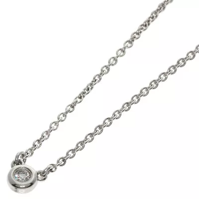 TIFFANY&Co.   Necklace By The Yard 1P Diamond Silver • $337.99