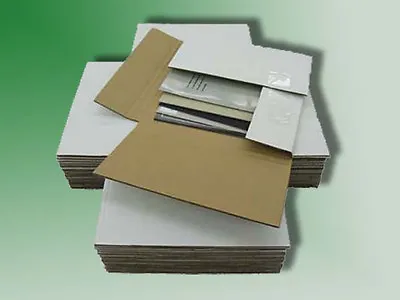 50 - 45 RPM Record Mailer Boxes & 100 - 7.5  X 7.5  Filler Pads - SHIPS FREE! • $56.50