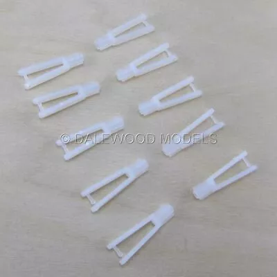 10 Pack Nylon Clevis 2x29mm 2mm Control Rod Pushrod Rc Plane • £4.37