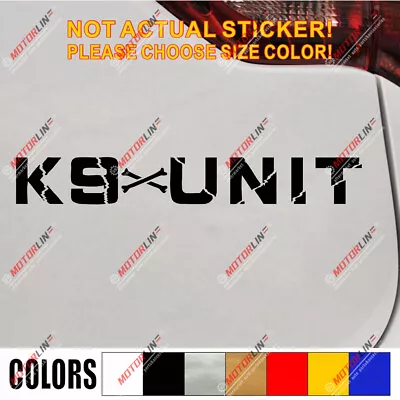 K9 Unit K-9 Police Dog Car Vinyl Decal Sticker Pick Size Color Die Cut • $3.50