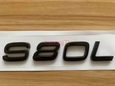 Glossy Black   S80L   Number Letters Rear Trunk Emblem Badge For Volvo S80L • $20.99