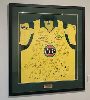 $1490 • Buy 50 X AUSTRALIA ODI PLAYERS SIGNED AUSTRALIAN ASICS ODI CRICKET SHIRT ROD MARSH 