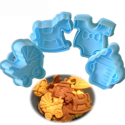 £3.91 • Buy Plunger Baking Tool Fondant Cookie Cutter Pastry Mould Baby Biscuit Mold