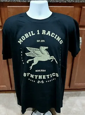 Mobil 1 Racing Synthetics XL Shirt NASCAR IndyCar NHRA F1 Motorsports T-shirt • $18.95