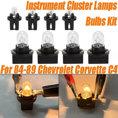 For 84-89 Chevrolet Corvette C4 Digital Instrument Cluster Lamps Bulbs Kit- 8PCS • $11.99