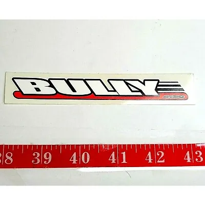 Vintage NOS Red BULLY 4130 Decal Sticker Old School BMX Bike Bicycle • $8.60