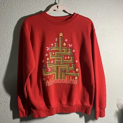 $50 • Buy Super Mario Retro Nintendo Ugly Christmas Sweatshirt Medium (RARE & HTF)