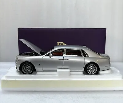 1/18 Rolls-Royce Phantom VIII Metallic Silver Dealer Diecast Limit Edition • $495