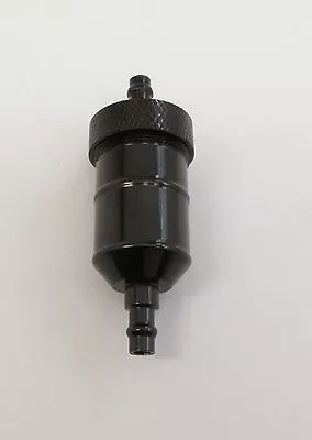 49cc 60cc 80cc Motorized Bicycle Scooter Inline Cnc Anodized Fuel Filter Black • $8.97