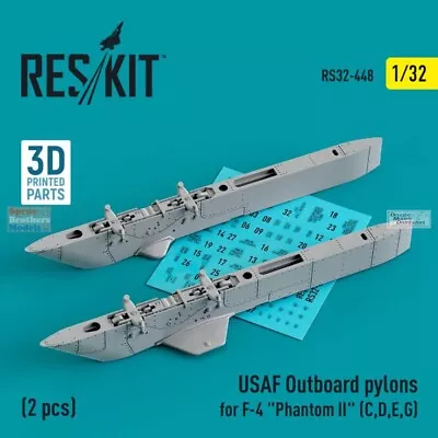 1/32 ResKit #320448 USAF F-4 Phantom II Outboard Pylons • $19.99