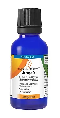 Moringa Oil 100% Pure & Natural Hair Growth Anti-aging Acne Antiseptic • $34.14