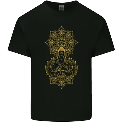 £10.23 • Buy Mandala Buddha Art Mens Cotton T-Shirt Tee Top