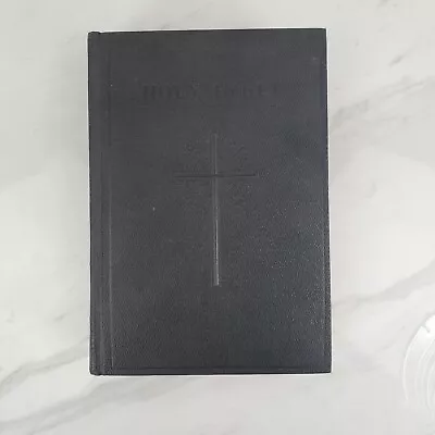 New Catholic Edition Of The Holy Bible Vintage 1957 Black Hardback • $14.95