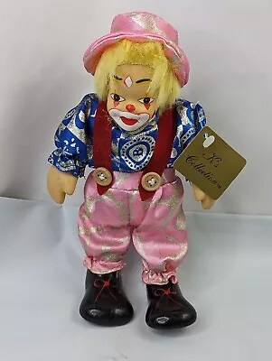 Ks Collection Porcelain Clown 7 Inch Stuffed Animal Toy • $17.95