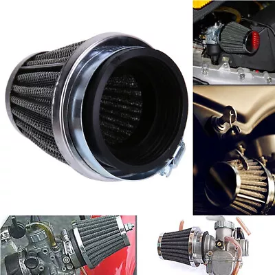 35mm 44mm 50mm Air Filter Pod Cone Cleaner Universal Motorcycle Fit For Suzuki • £7.32