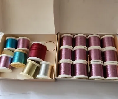 19 Spools Of Rod Whipping Thread. Gudebrod And Masterline. New Unused • £0.99
