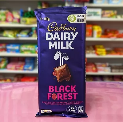 Australian Import Cadbury Dairy Milk Black Forest Bar 180g • £7.99