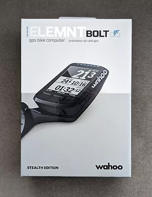 Wahoo Elemnt Bolt V1 Bike Computer - Stealth Edition  • $34