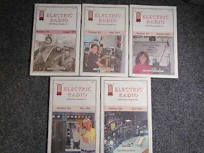 Electric Radio Magazine ~ Ham Radio ~ Amateur Radio ~ 5 Issues ~ C. 2003-2006 • $19.95
