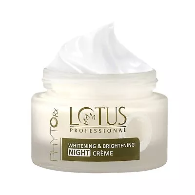 Lotus Professional Phyto Rx Whitening & Brightening Night Cream For All Skin 50g • £19.42