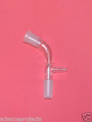 $20.99 • Buy Vacuum Take-off Adapter 24/40 Joints Distillation Borosilicate Glass Lab New
