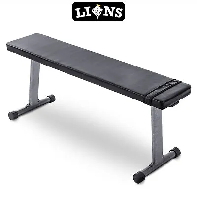 £29.99 • Buy Heavy Duty Weight Flat Bench Chest Biceps Press Fitness Weightlifting Workout