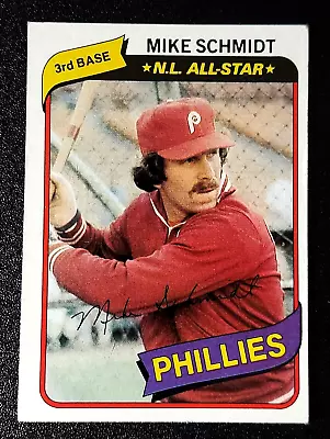 1980 Topps Baseball Card Mike Schmidt #270 Philadelphia Phillies 80 Excellent+ • $1.99