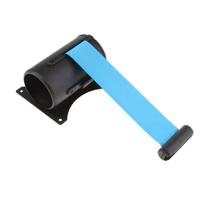 £21.46 • Buy Queue Barrier Crowd Control Security Stanchions Retractable Belt 3meter Blue
