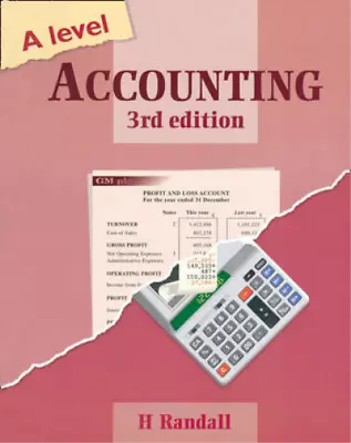 Letts A Level - A Level Accounting (3rd Edition) Randall Harold Used; Good Bo • £3.36
