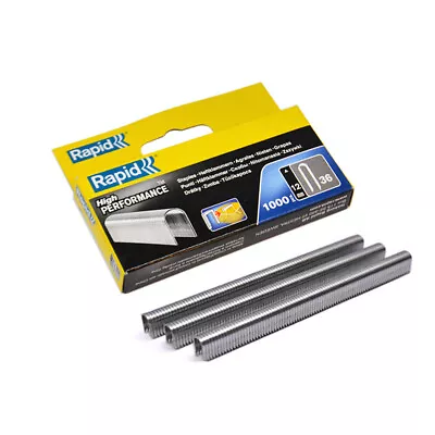£10.99 • Buy Rapid R36 Cable Staples 1000 Pk For R36, Arrow T25, Rapesco CT60 - 10, 12, 14mm