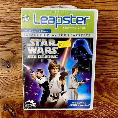 Leapfrog Leapster & 2 Star Wars Jedi Reading Learning Game 5-8yrs New Rrp £19.50 • £14.99