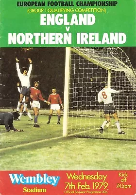 £2.40 • Buy England V Northern Ireland - 1979 European Championship Qualifier