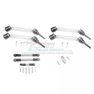 GPM Stainless Steel Tie Rod+25T Servo Horn F/R Adj CVD Drive Shaft Silver : Maxx • $73.95