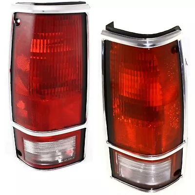 New Set Of 2 Fits CHEVROLET S10 PICKUP 82-93 RH&LH Side TAIL LAMP Lens&Housing • $119.99